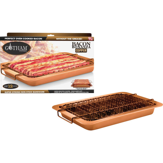 Gotham Steel Copper 10 In. x 14 In. Non-Stick Bacon Bonanza Baking Pan