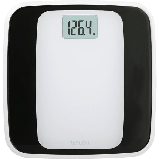 Taylor Digital 330 Lb. Slim Profile Bath Scale, White