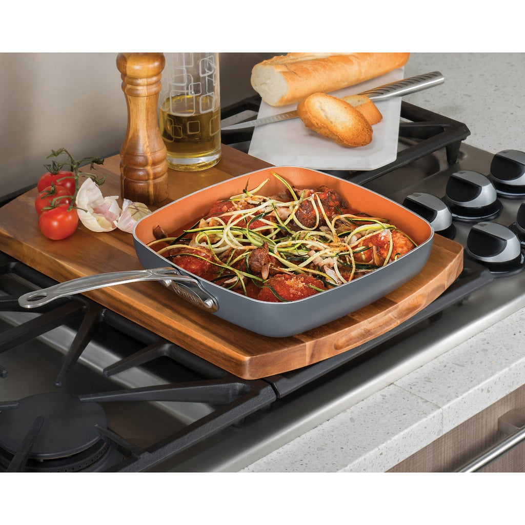 Gotham Steel Shallow Square Non-Stick Pan