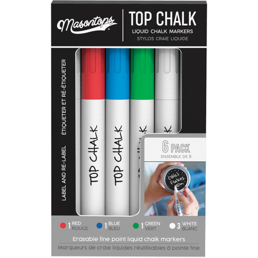 Masontops Liquid Chalk for Canning Lids (6-Count)