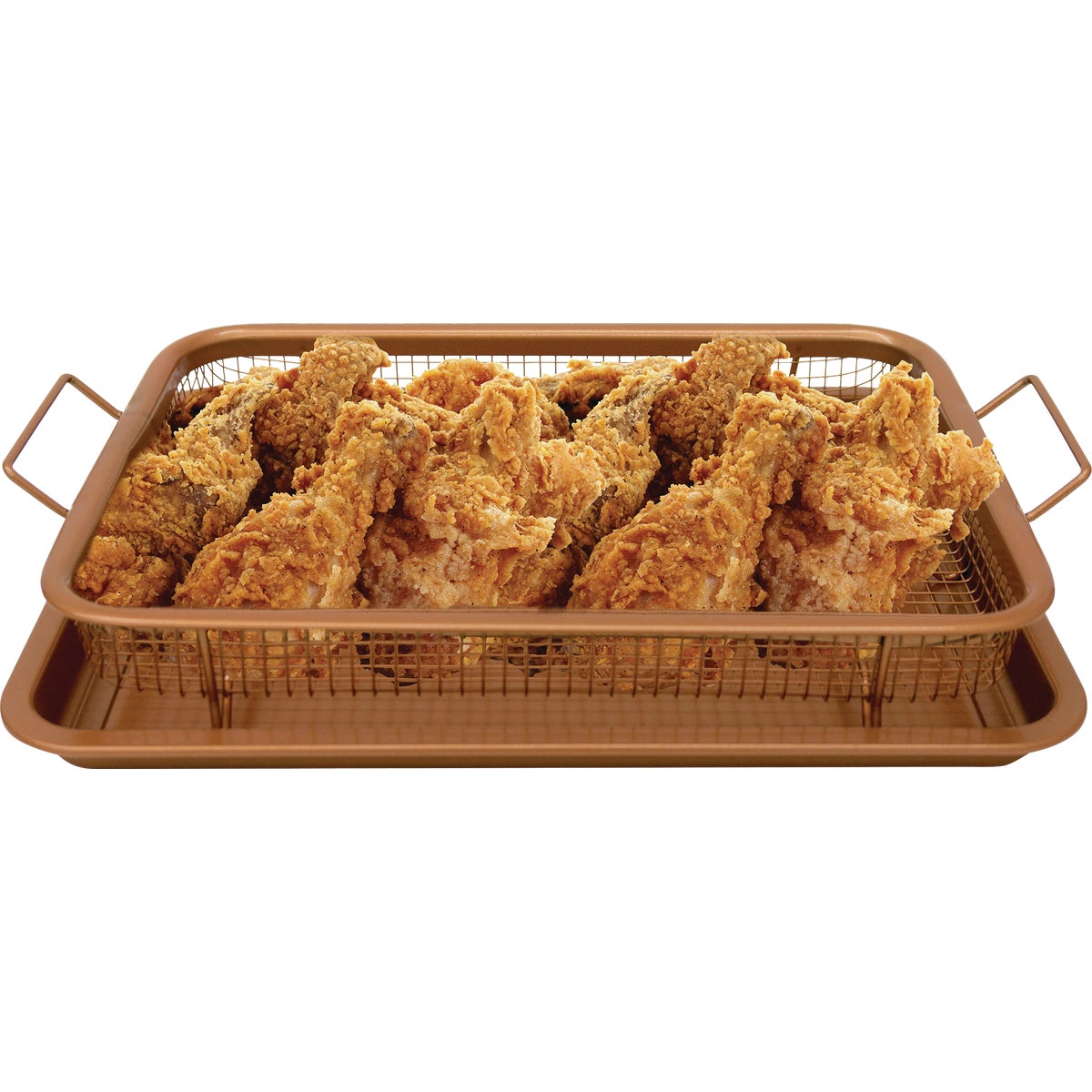 Gotham Steel Diamond Crisper 9 In. x 12 In. Non-Stick Crisper Tray Baking Pan