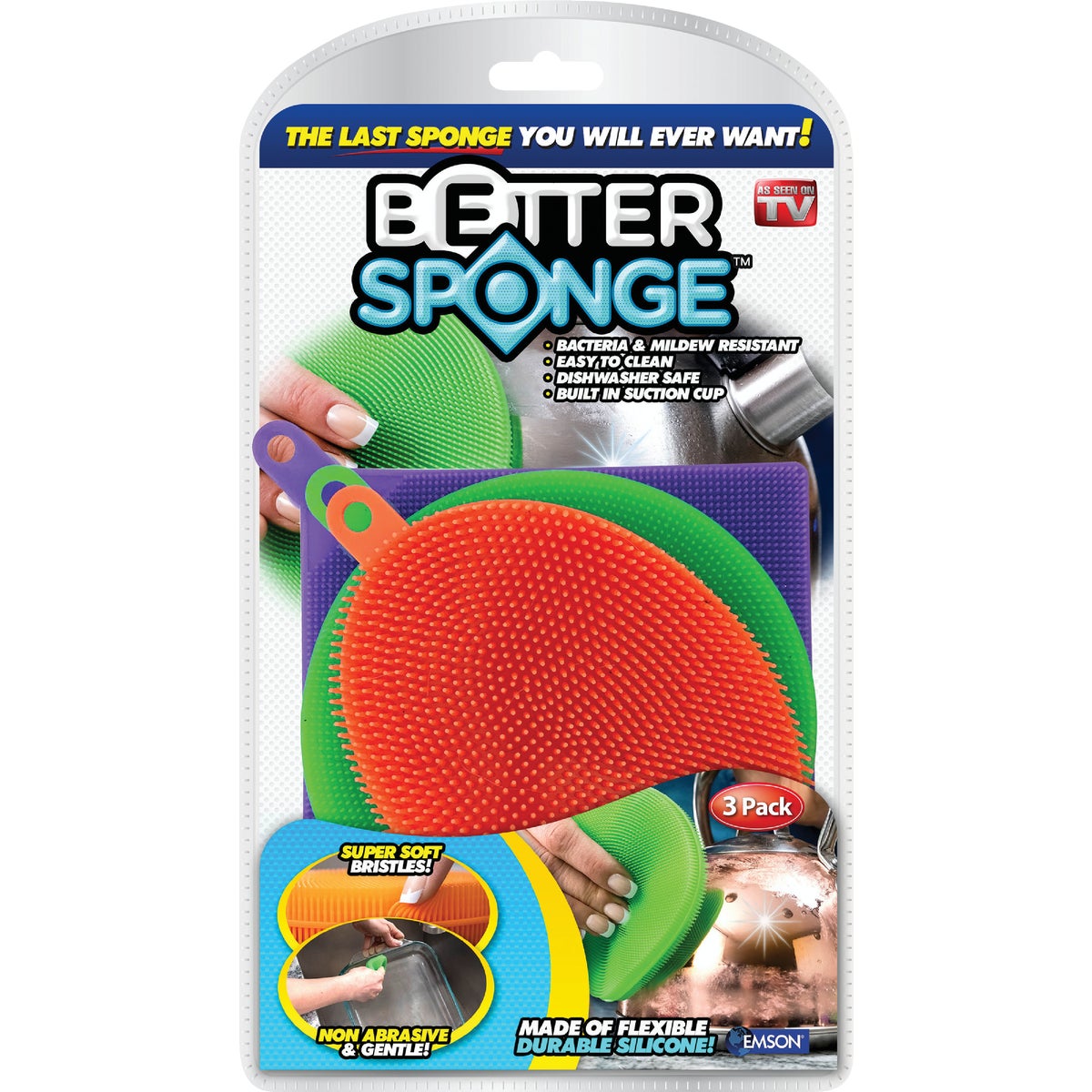 Better Sponge Silicone Sponge (3-Pack)