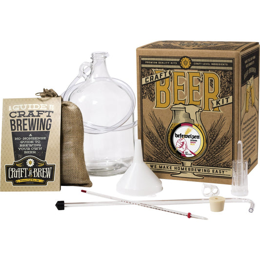 Craft A Brew Hefeweizen Beer Brewing Kit (11-Piece)