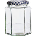 Kilner 9.5 Oz. Hexagonal Twist Top Glass Storage Jar