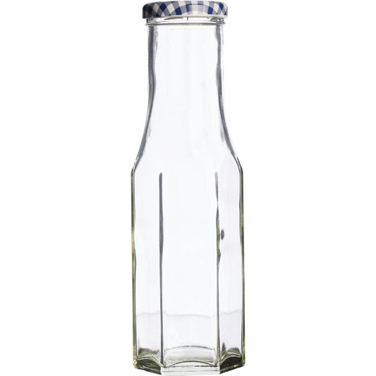 Kilner 8.5 Oz. Hexagonal Twist Top Glass Storage Bottle