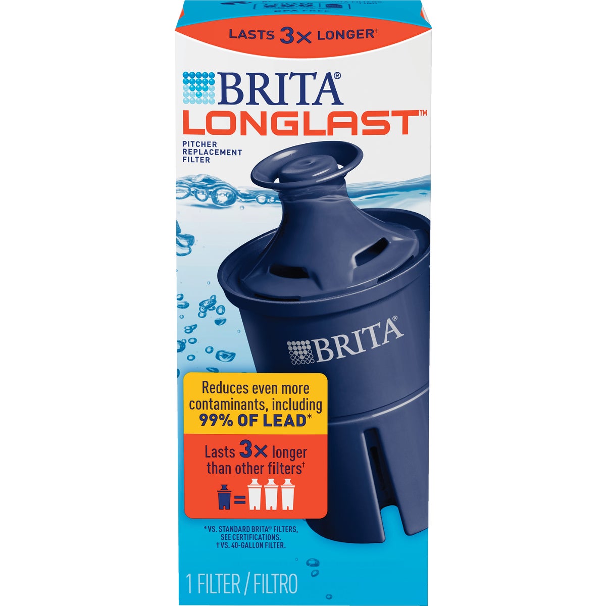 Brita Longlast Pitcher Water Filter Cartridge