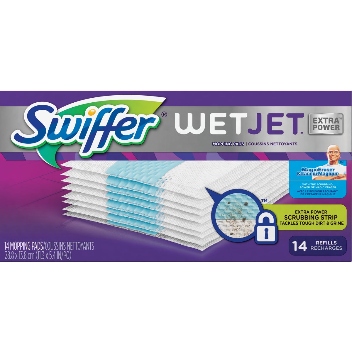 Swiffer WetJet Extra Power Wet Cloth Mop Refill (14-Count)