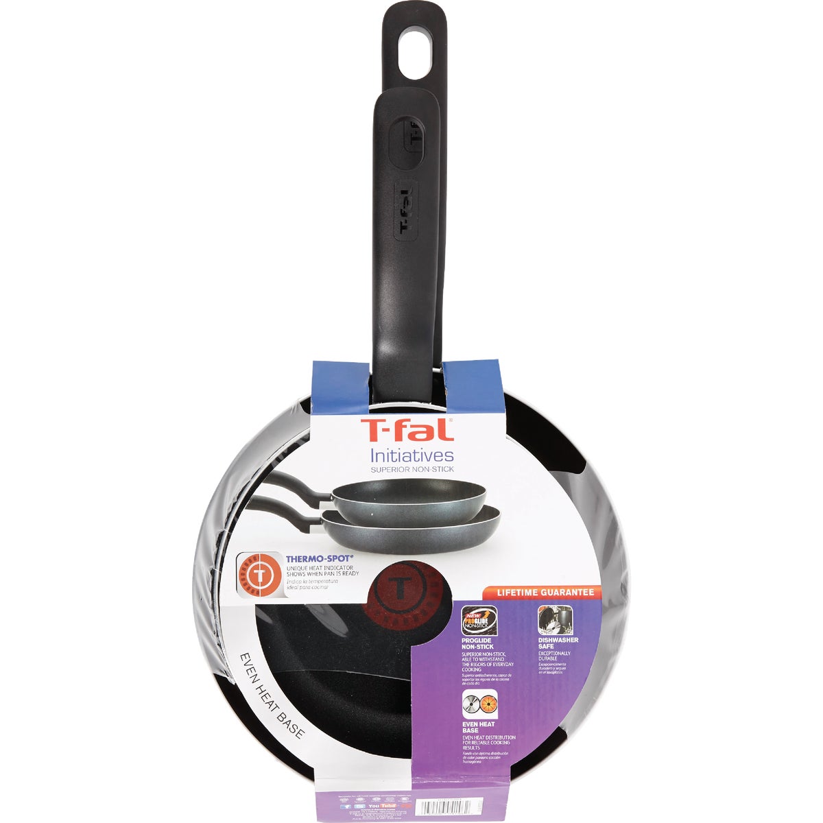 T-Fal 7.5 In. & 10.25 In. Aluminum Fry Pan Set