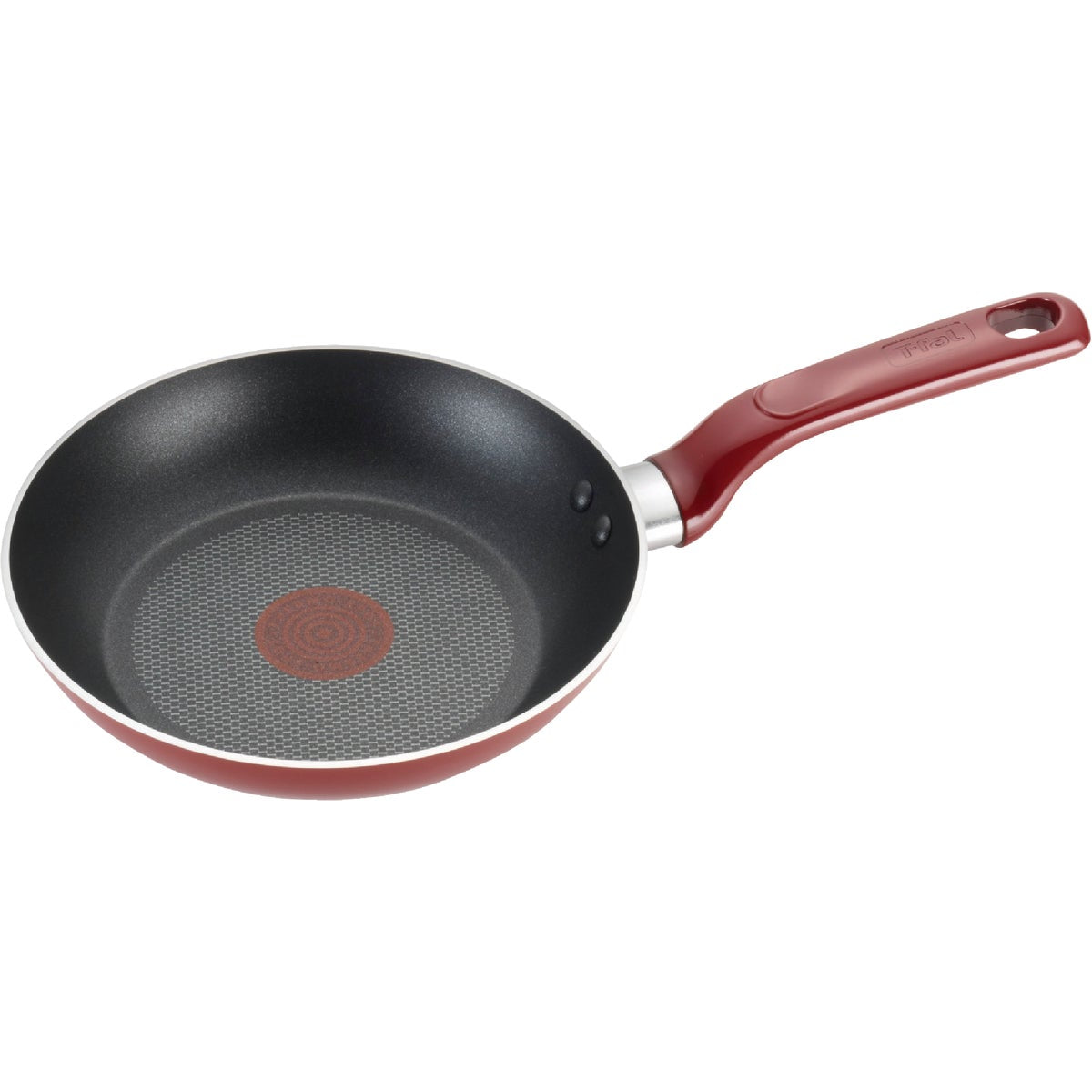 T-Fal Thermo-Spot 10 In. Red Aluminum Non-Stick Fry Pan