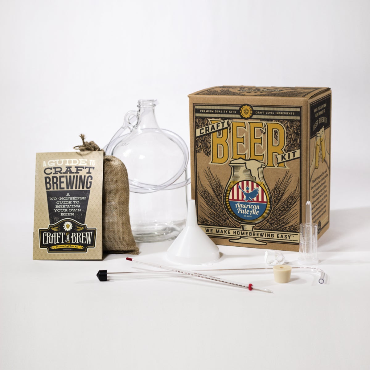 Craft A Brew American Pale Ale Beer Brewing Kit (11-Piece)