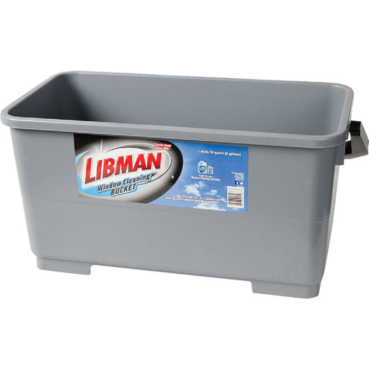 Libman 6 Gal. Gray Window Cleaning Bucket