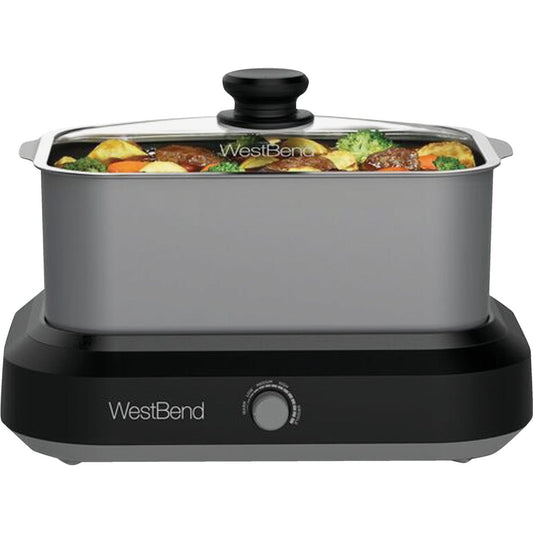 West Bend 5 Qt. Oblong Slow Cooker With Tote