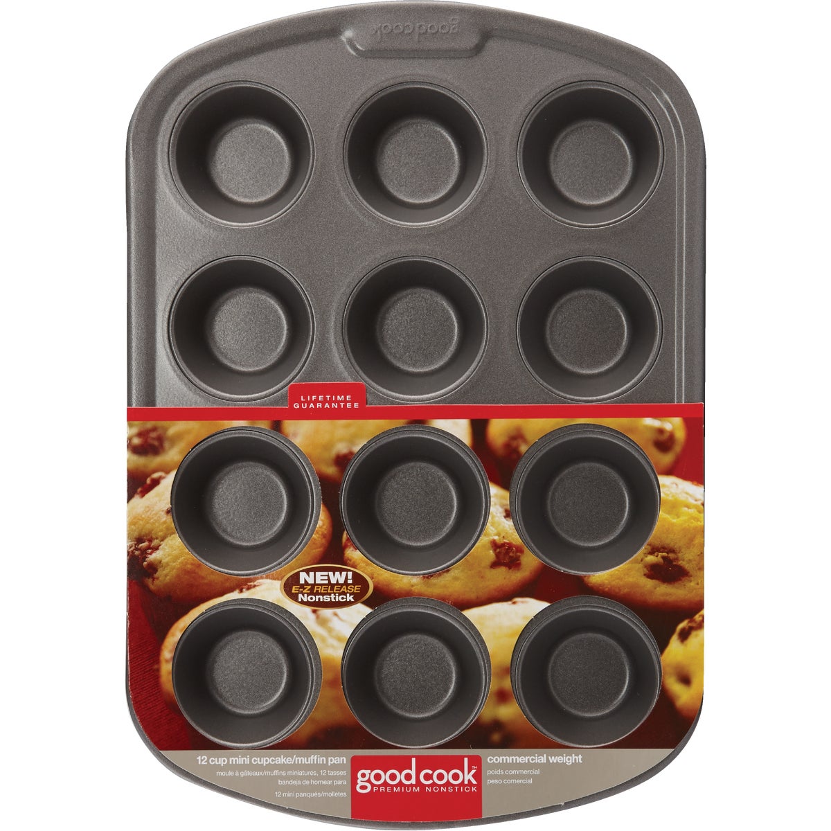 GoodCook 12-Cup Mini Non-Stick Muffin Pan