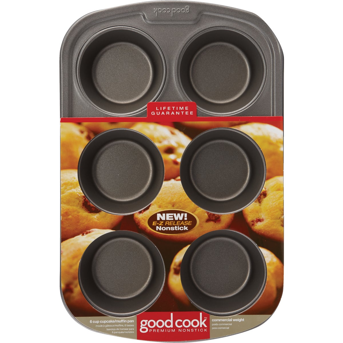 GoodCook 6-Cup Non-Stick Muffin Pan