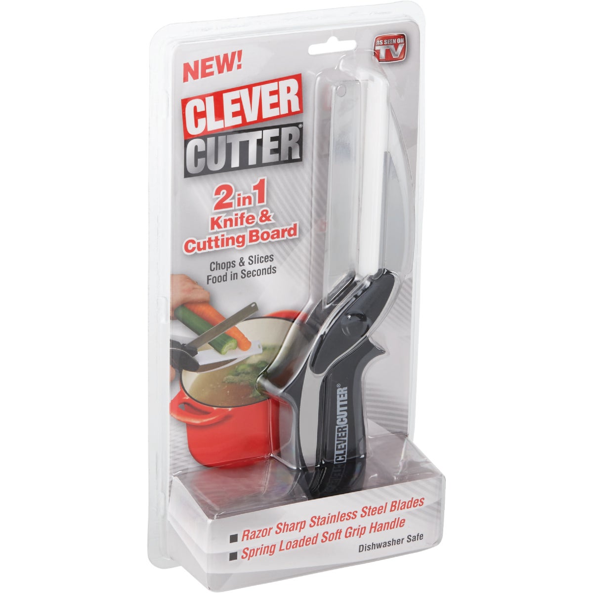 Clever Cutter 9 In. L. 2-In-1 Knife & Cutting Board
