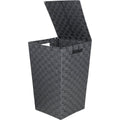Home Impressions 13 In. x 20.5 In. H. Woven Laundry Hamper, Gray