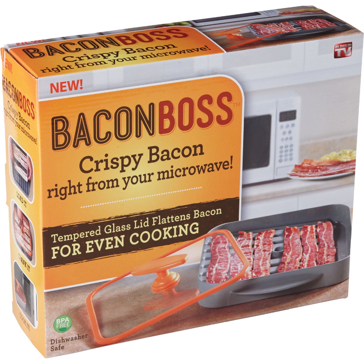 Bacon Boss 12 In. Plastic Bacon Cookware