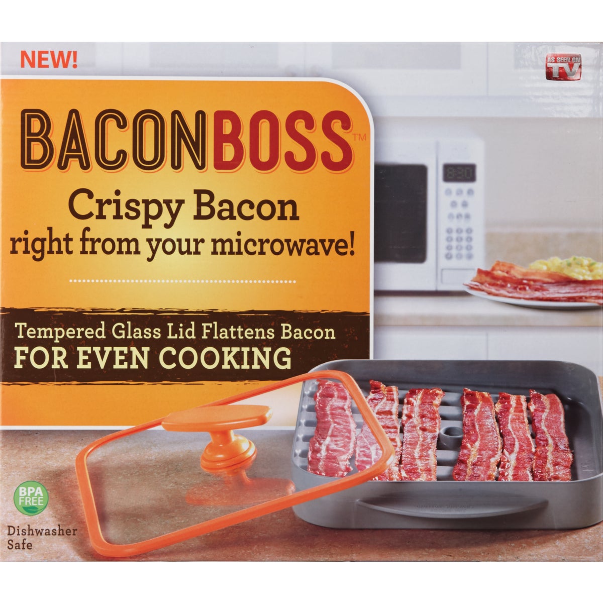 Bacon Boss 12 In. Plastic Bacon Cookware