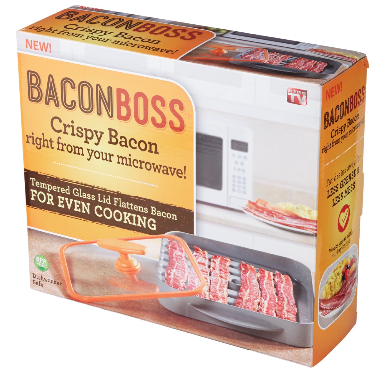 Bacon Boss 12 In. Plastic Bacon Cookware