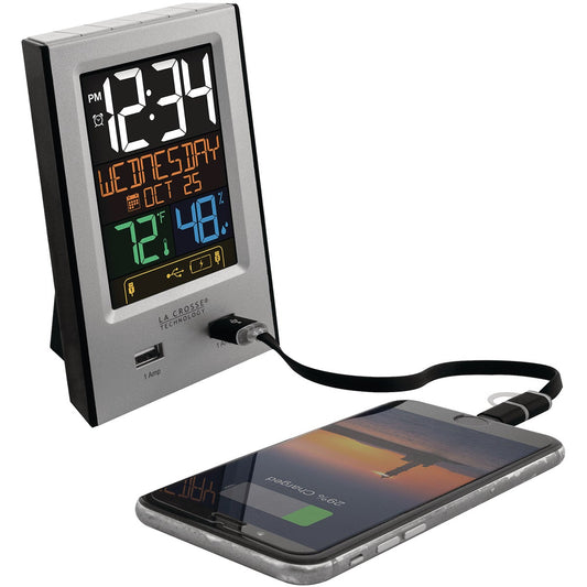 La Crosse Technology Multi-Color Digital Electric Alarm Clock