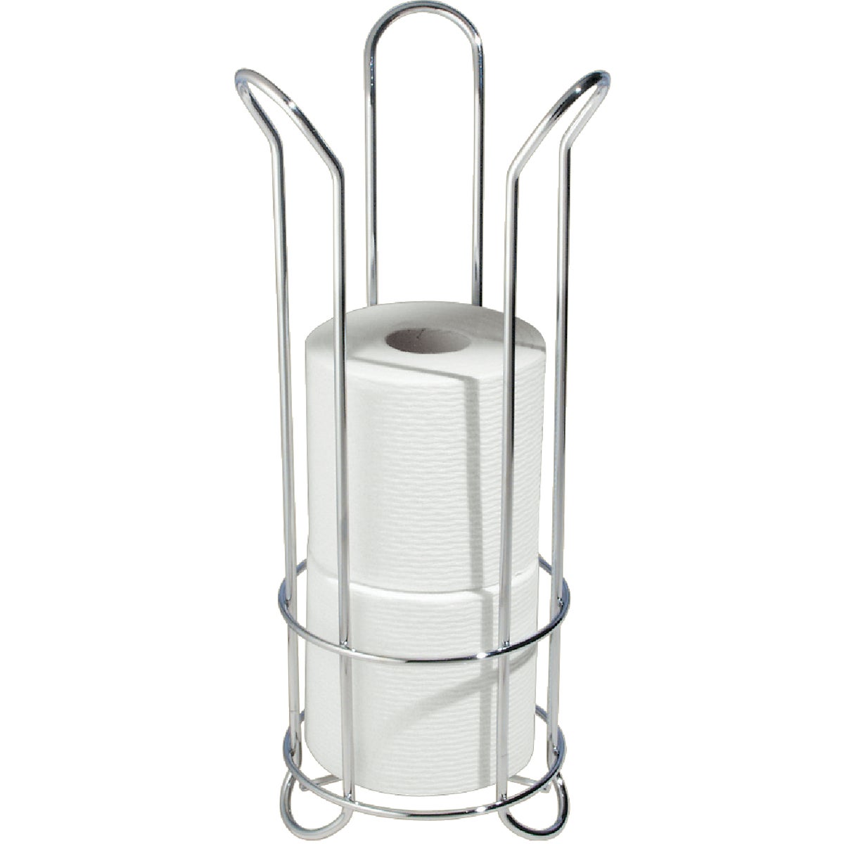 InterDesign Forma Chrome Tulip Freestanding Toilet Paper Holder