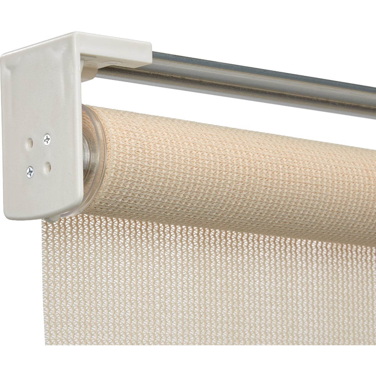 Home Impressions 36 In. x 72 In. Ivory Fabric Indoor/Outdoor Cordless Roller Shade