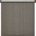 Home Impressions 96 In. x 72 In. Brown Fabric Indoor/Outdoor Cordless Roller Shade