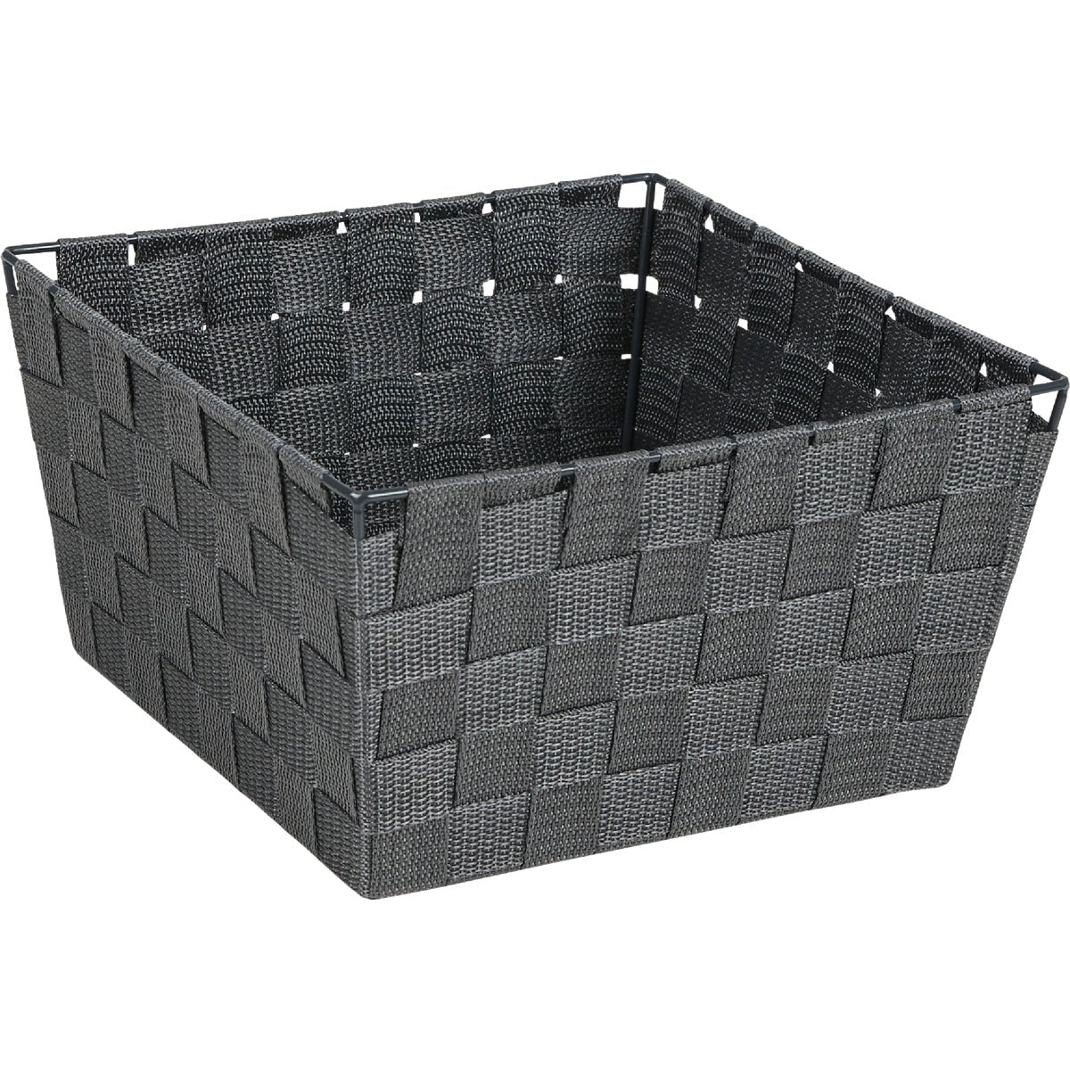 Home Impressions 9.75 In. x 5.5 In. H. Woven Storage Basket, Gray