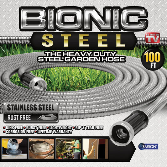 Bionic Steel 5/8 In. x 100 Ft. Stainless Steel Garden Hose