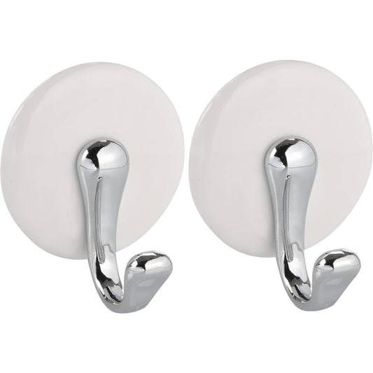 InterDesign Forma York White & Chrome Adhesive Hook