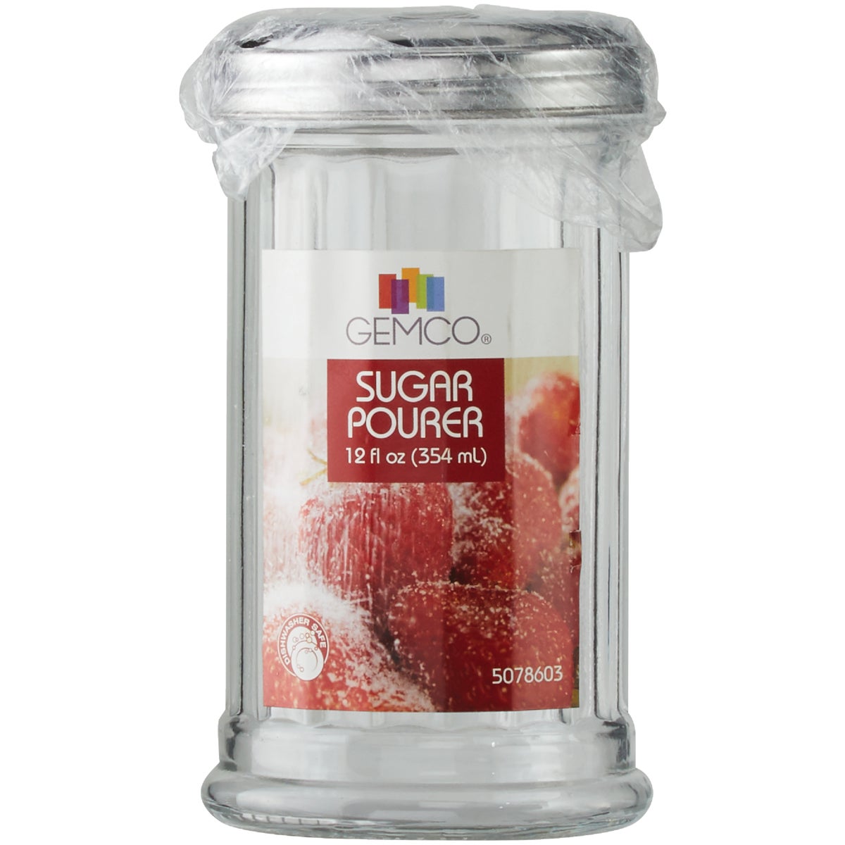 Gemco Glass Sugar Dispenser, 12 Oz.