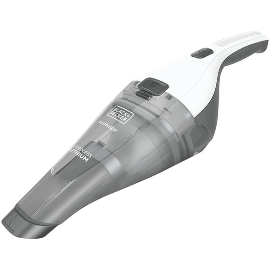 Black & Decker Dustbuster 7.2V 1.5AH White Cordless Handheld Vacuum Cleaner