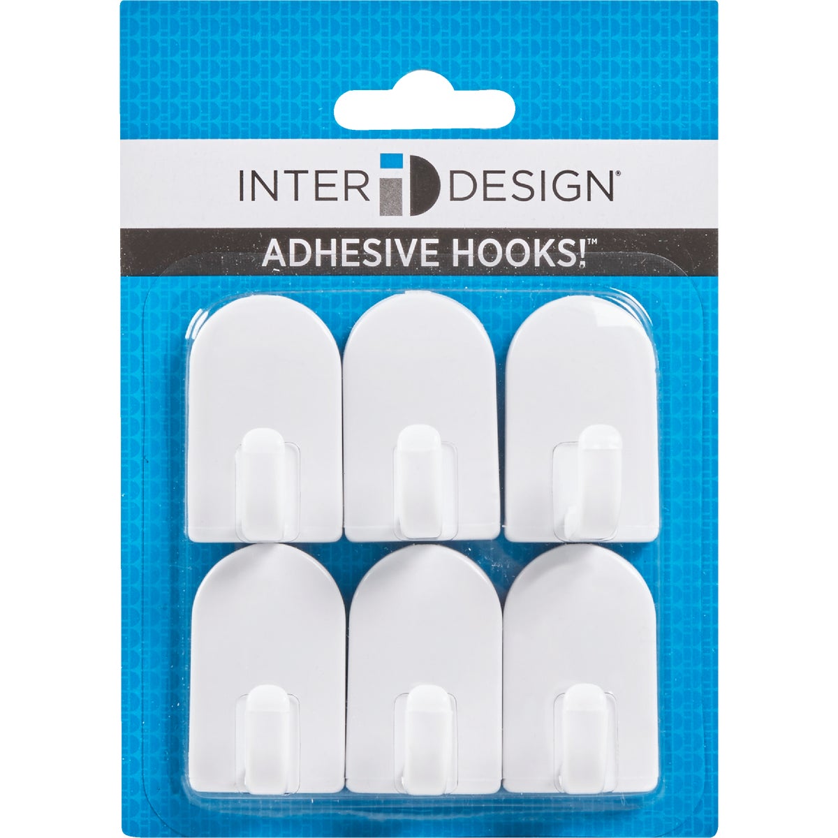 InterDesign Soap Savers Mini White Plastic Adhesive Hook (2-Pack)