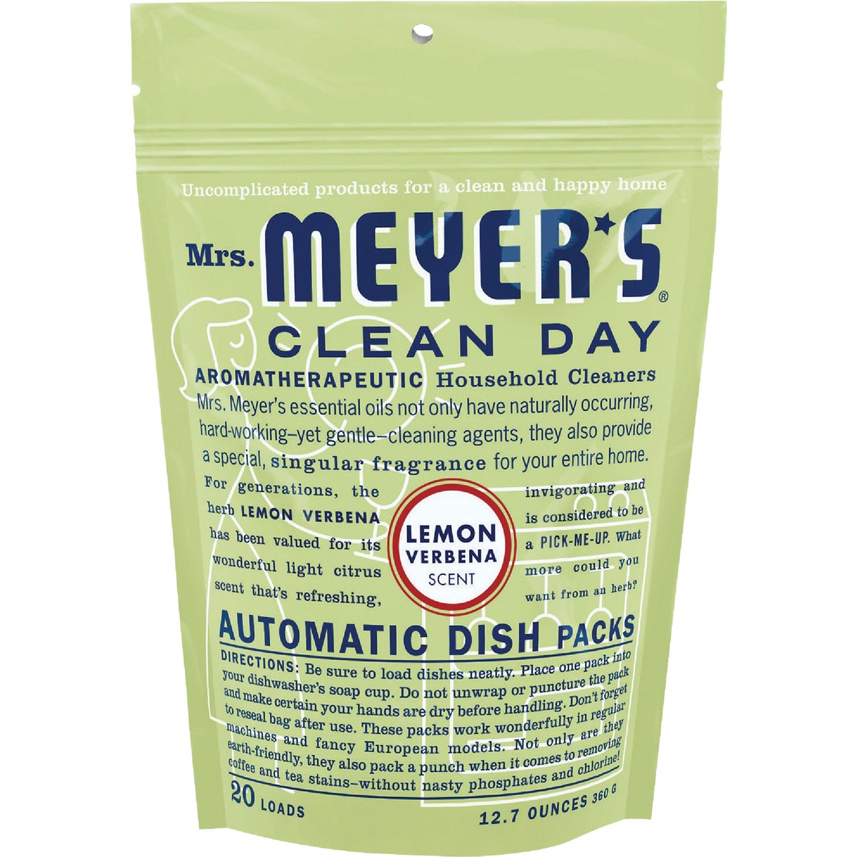 Mrs. Meyer's Lemon Dishwasher Detergent Tabs (20 Count)