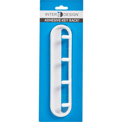 InterDesign White Multipurpose Hook Rail