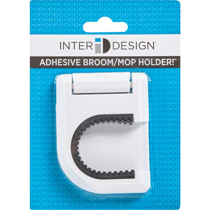 InterDesign Rubber Grip Broom Storage Hook
