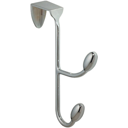 InterDesign Chrome 6 In. 4-1/4 In. Over-the-Door Hook