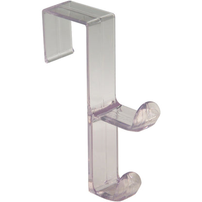 InterDesign Plastic Clear 1 In. Over-the-Door Hook