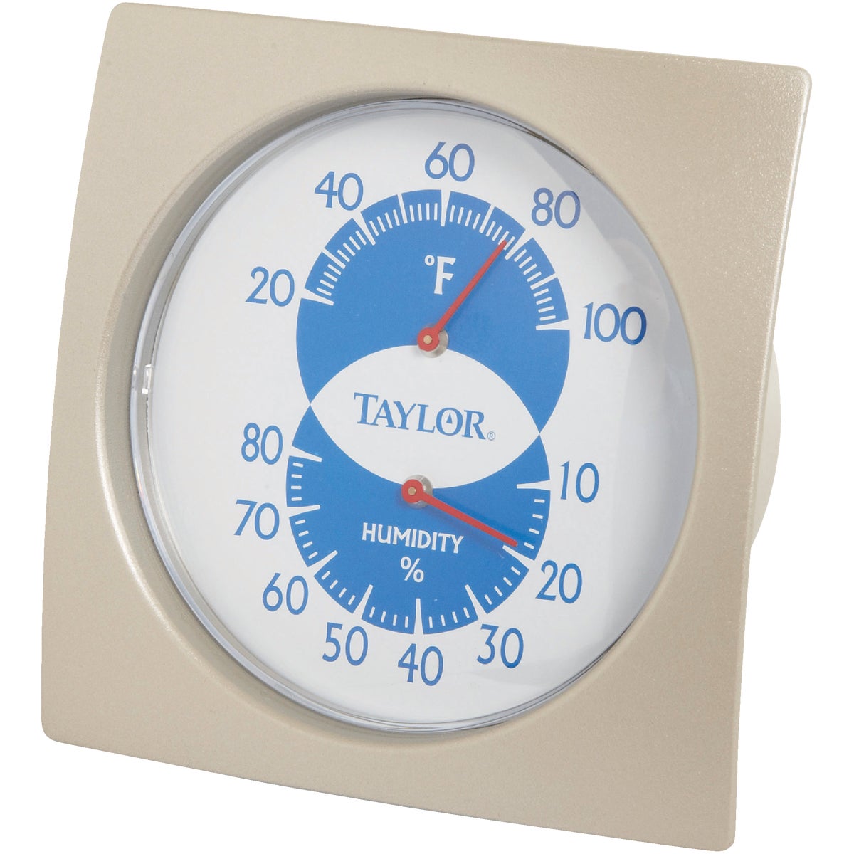 Taylor Fahrenheit Analog 20 to 100 F Hygrometer & Thermometer