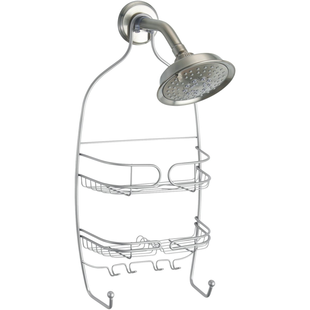 iDesign Neo Medium Silver Shower Caddy