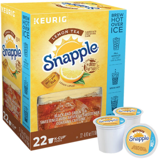 Keurig Snapple Lemon Hot or Iced Tea K-Cup (22-Pack)