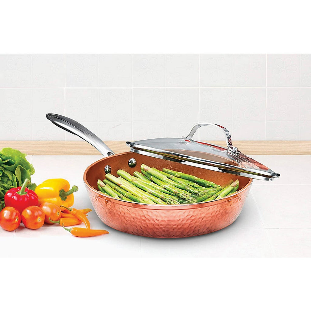 Gotham Steel Hammered Cookware Set (5 Piece)