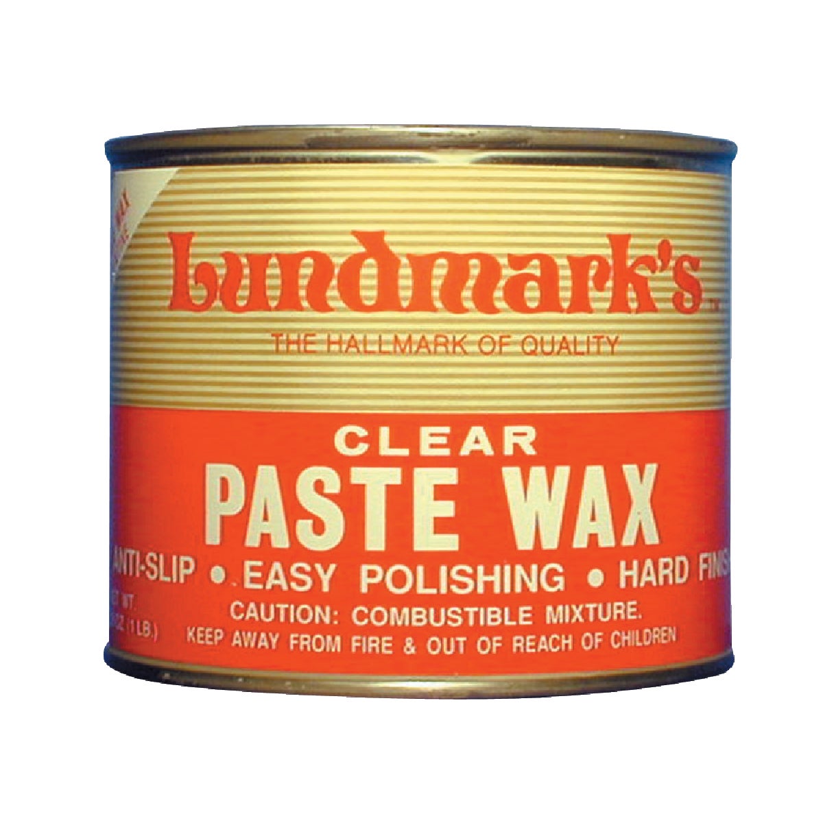 Lundmark 1 Lb. Clear Paste Floor Wax