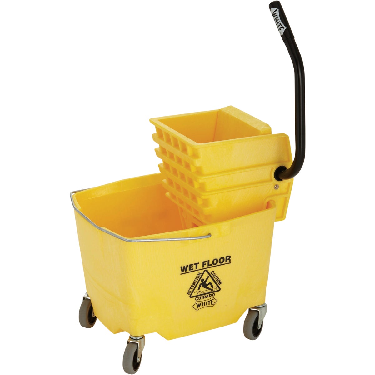 Impact White Mop Bucket & Wringer Combo