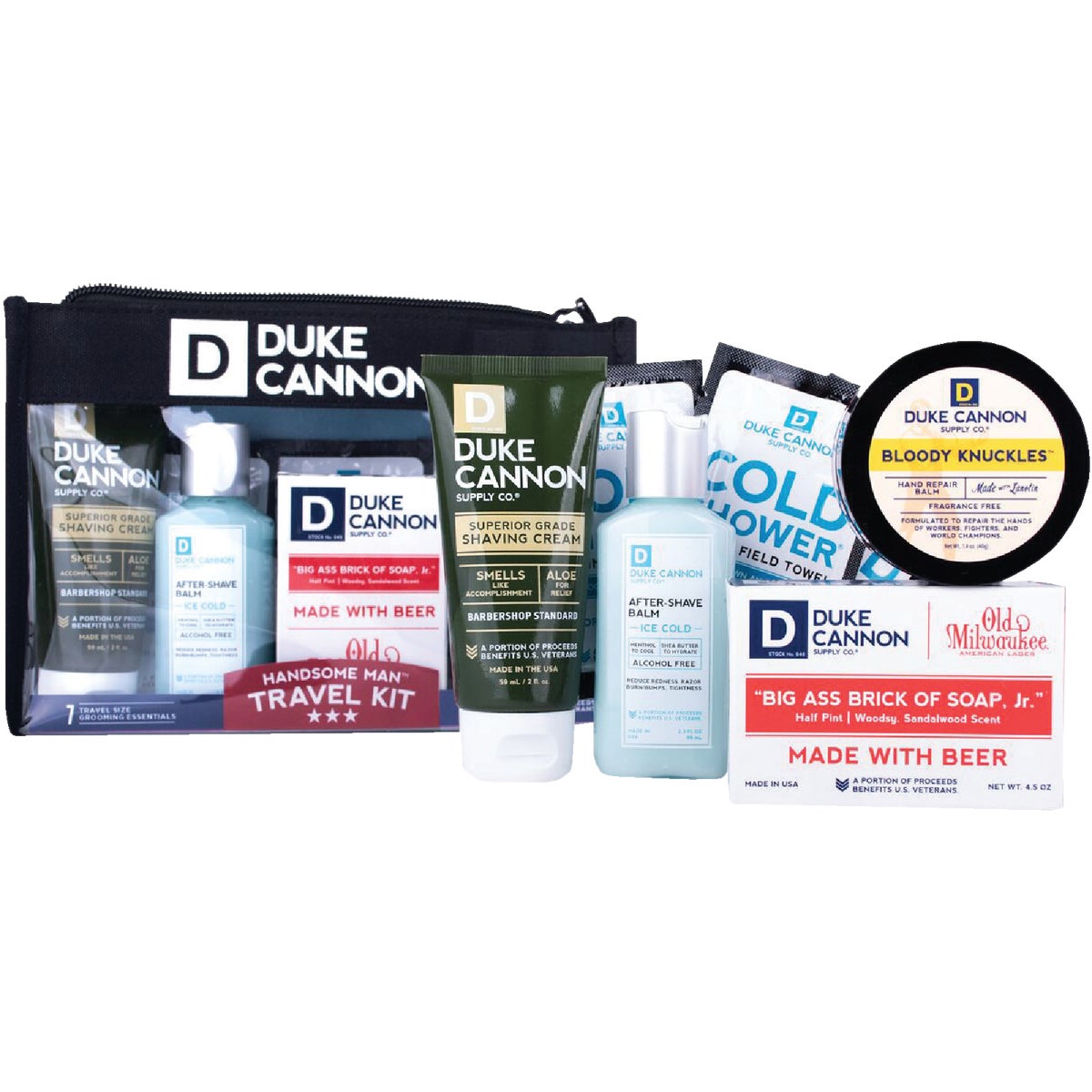 Duke Cannon Handsome Man Travel Kit (5-Pack)