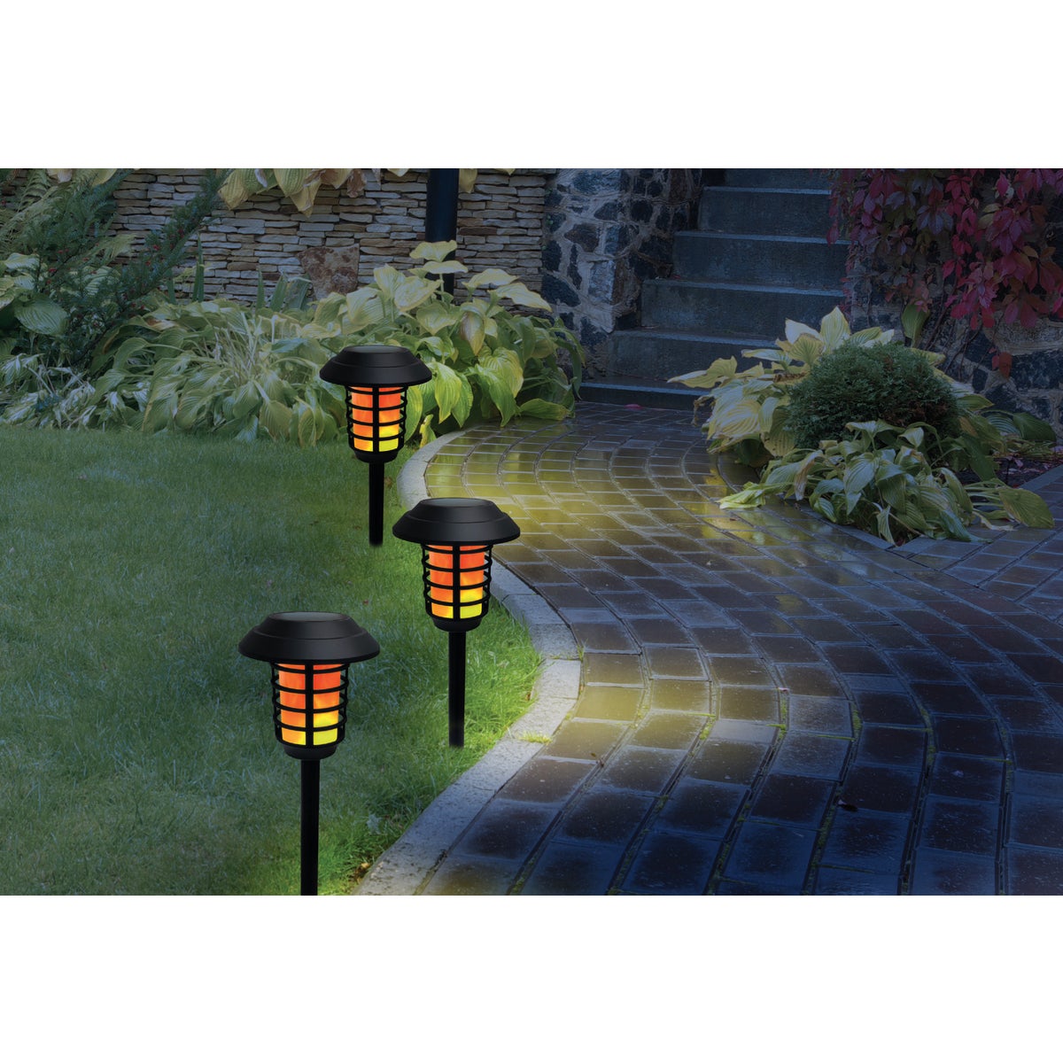 Bell+Howell Solar Pathway Lights (4-Pack)