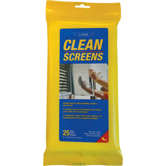 Ettore Window Screen Cleaner (25 Count)