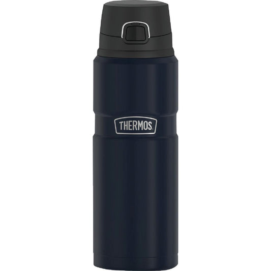 Thermos Stainless King 24 Oz. Matte Blue Stainless Steel Drink Bottle