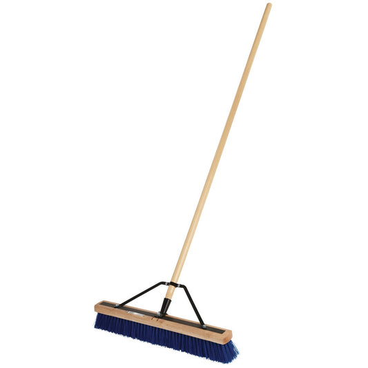 DQB 24 In. W. x 65 In. L. Metal Handle Heavy-Duty Contractor Push Broom