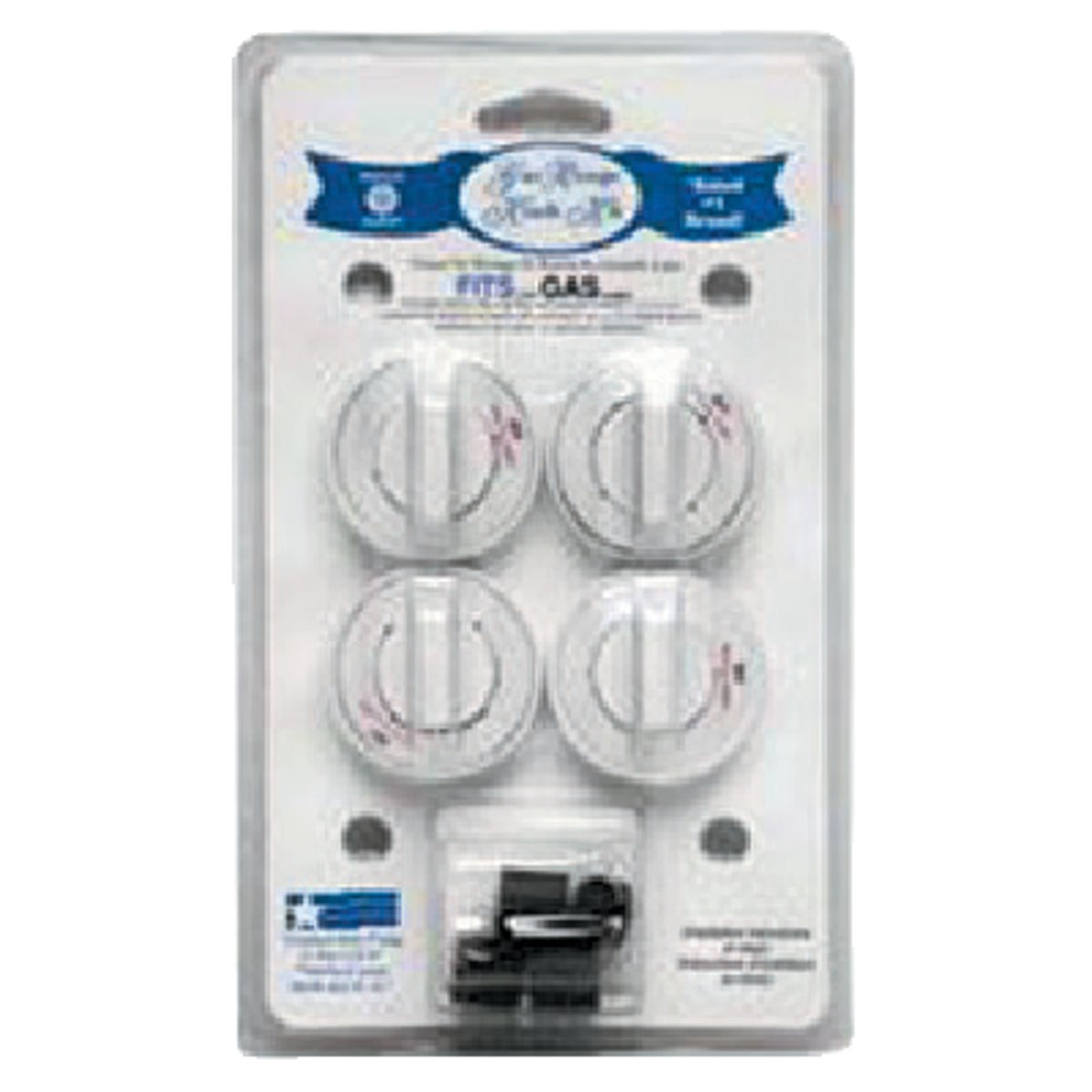 Range Kleen White Gas Range Knob (4-Pack)